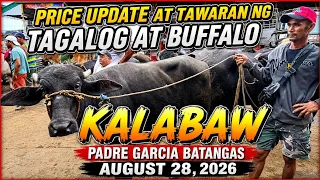 Price update at tawaran ng Tagalog at buffalo Kalabaw August 28 2026