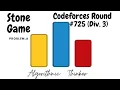 Stone Game Problem A Codeforces Round 725 Div3