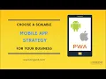 Choose a Scalable Mobile App Strategy For Your Business