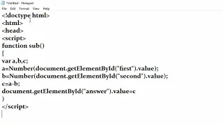 How to subtract two numbers in java script in hindi and english