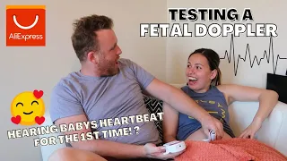Testing a Fetal Doppler Hearing Baby s Heartbeat for the First Time Review First Impressions