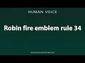 How To Pronounce Robin fire emblem rule 34