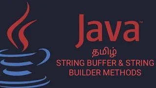 Methods in String Buffer Builder in Java with Examples Tamil