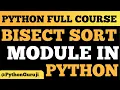 Effortless Sorting with Python s Bisect Module