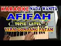 Download Lagu AFIFAH GONDANG PATAM_  KARAOKE NADA WANITA BY YOPIE LATUL