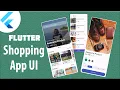 Shopping App UI Design with Flutter Flutter UI Design Speed Code