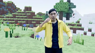 Nyasar di Minecraft. Apa ini Roblox?