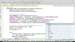 Java - Rotate Animation Hangman Android App