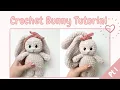 Easy Crochet Bunny Rabbit Tutorial Part 1 Free Amigurumi Animal Pattern for Beginners