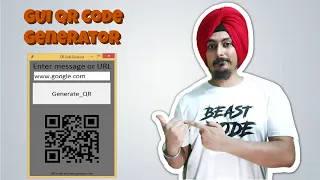 Python Project - 06 GUI QR Code Generator Tutorial in Hindi