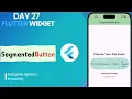 Flutter SegmentedButton Widget How to use SegmentedButton SegmentedButton Explained