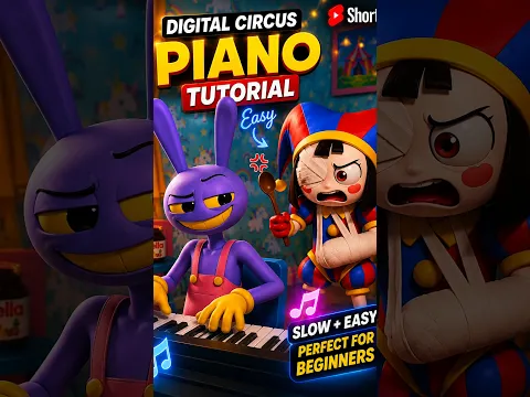 Pomni Wants Nutella 😭🫥 - Piano Tutorial