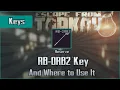RB-ORB2 Key and Use Location - Reserve