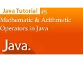Java Tutorial Mathematics Arithmetic Operators in Java
