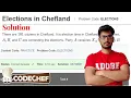 Elections in Chefland CodeChef Starters 22 Division 3 Rated
