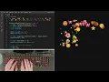 ASMR Programming - Emoji Cursor Trail Effect in Javascript Html CSS