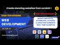 75 DOM Traversing Modifying Data Attributes Classes Creating Elements - Real-Time Examples