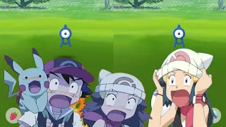 Shiny Unown A From First Raid In Pokemon Go Unown In Pokemon Go 