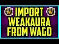 WoW HOW TO IMPORT WEAKAURAS FROM WAGO QUICK EASY - How To Import Code Into Weakauras BFA