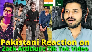 pakistani react on indian zack 666 attitude tik tok video reaction vlogger