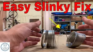 Fix a stretched metal slinky