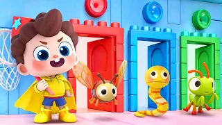 البطل يمسك بالحشرات | أغنية الحشرات | اغاني اطفال | بيبي باص | BabyBus Arabic