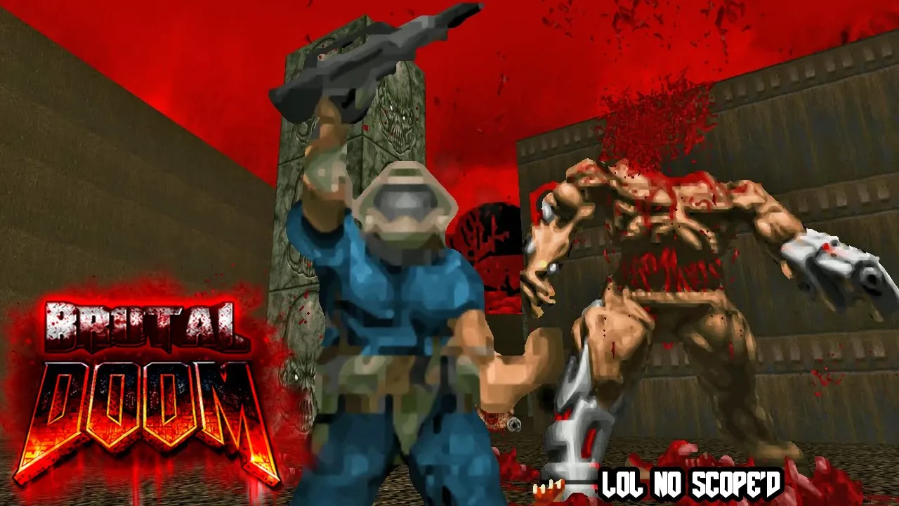 BRUTAL DOOM V21 Gold & DOOM:ONE - Knee-Deep in the Dead