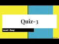 Python quiz - 3 Arrays