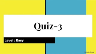 Python quiz - 3 Arrays