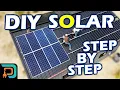 9kW DIY Home Solar Panel System Installation - Start to Finish