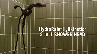 HydroRain Two-in-One Shower Head