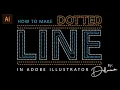 How to Make Dotted Line in Illustrator - Dillenium Vector Graphics Tutorials