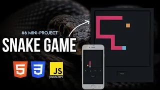 Build Snake Game Using HTML CSS JS Mini Project