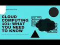 Cloud 101 A Comprehensive Overview Cloud Computing