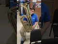 concert Bb Major scale on tuba