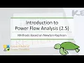 Power Flow Analysis 2 5 Methods Based on Newton-Raphson FDPF and DCPF