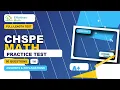 CHSPE Math - Full-Length Timed Test with Answers