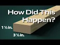 Why A 2x4 Isn t Actually 2x4