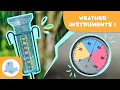 RAIN GAUGES and HYGROMETERS Weather Instruments for Kids Episode 1