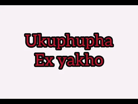 Download MP3 Ukuphupha ex yakho kubika lokhu
