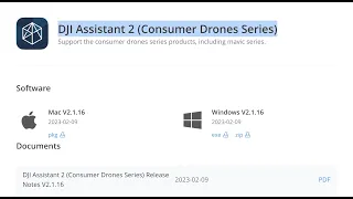 DJI Assistant 2 Consumer Drones Series - not working