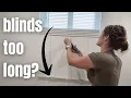 How to Shorten Mini-Blinds Without Ruining Them
