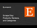 How To Scrape Etsy Product Data Etsy Web Scraping