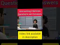 Download Lagu Accountant job interview Questions and Answers। #accountant #shorts  #accountingjob #jobinterview