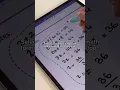 POV You have messy Math notes