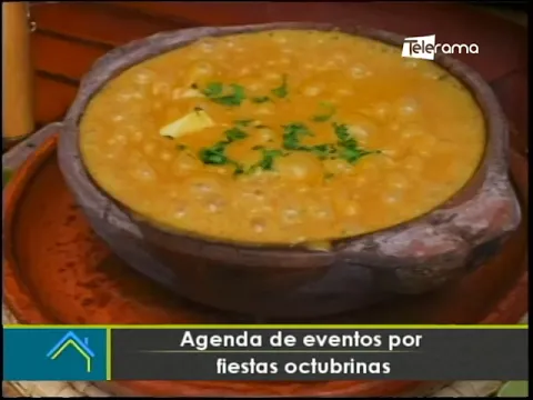 Agenda de eventos por fiestas octubrinas