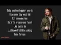 Download Lagu Ed Sheeran - HAPPIER (Lyrics)