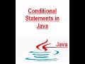 Conditional Statements in Java - If else switch case