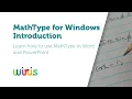 MathType for Introduction