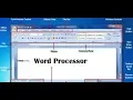 What is Word Processing Software